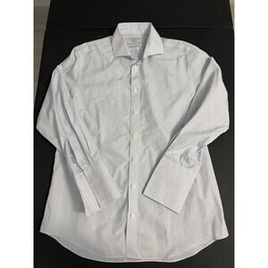 Charles Tyrwhitt 16.5 33 Adult Button Shirt French Cuff Slim Fit Striped Mens